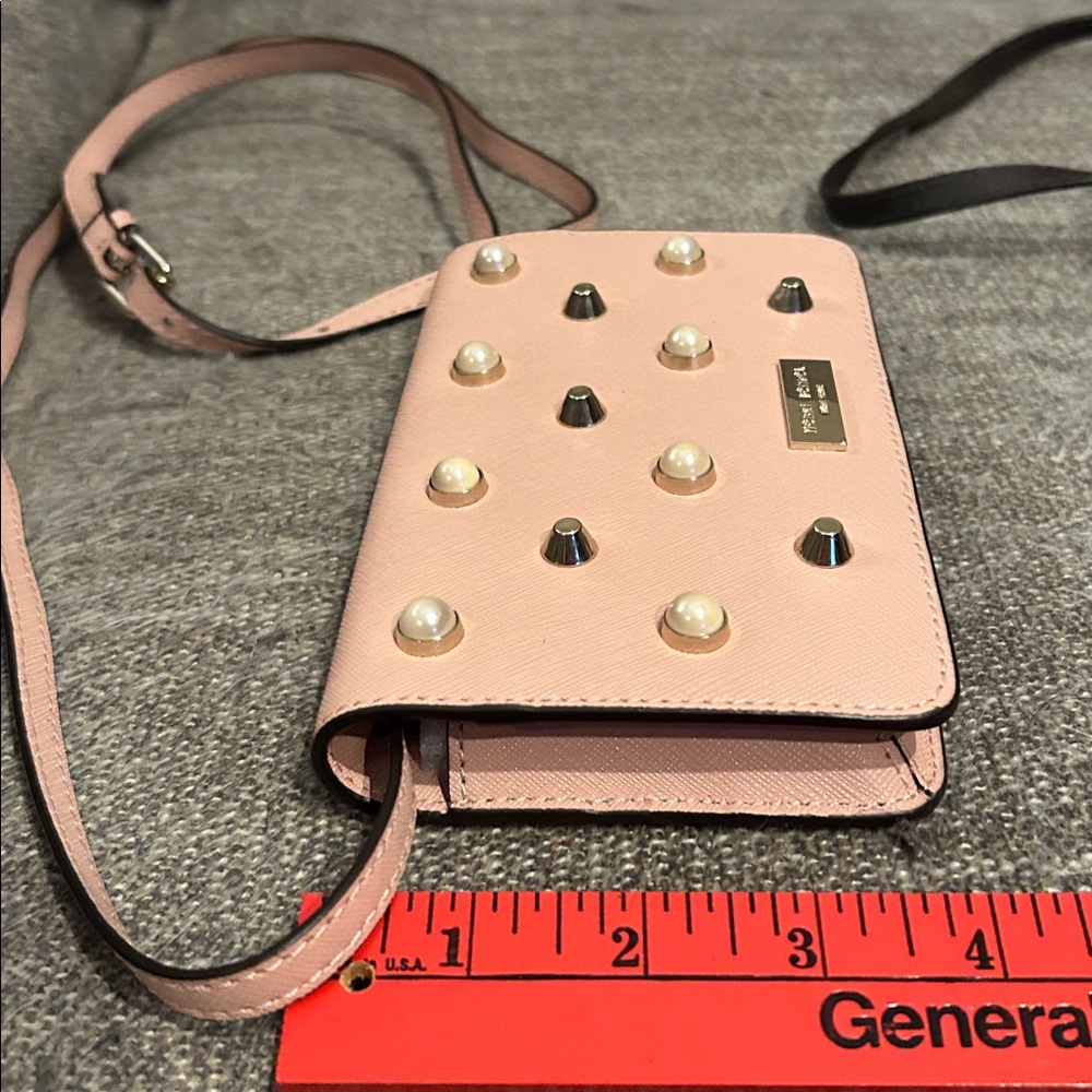 henri bendel Pink Pearl Stud Crossbody & Black White Stripe Crossbody Duo - Picture 12 of 12